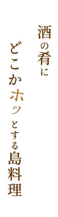 どこかホッとする島料理